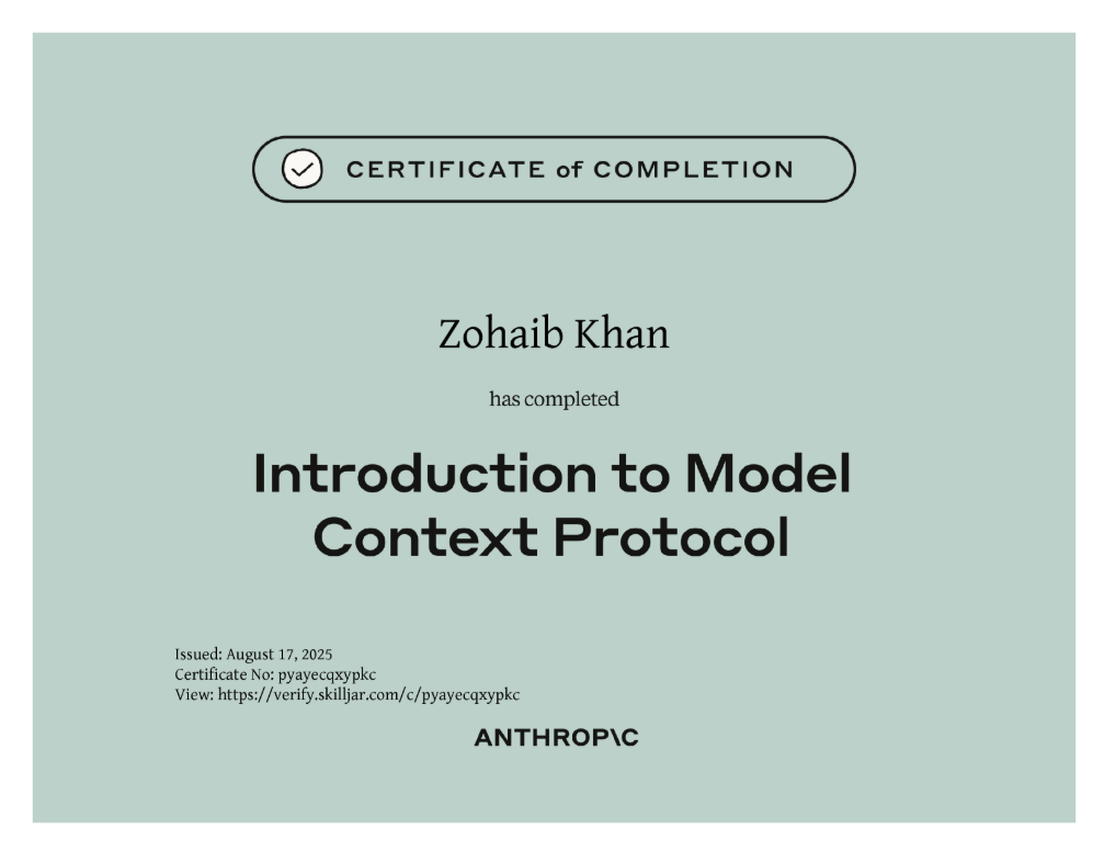 Introduction to Model Context Protocol