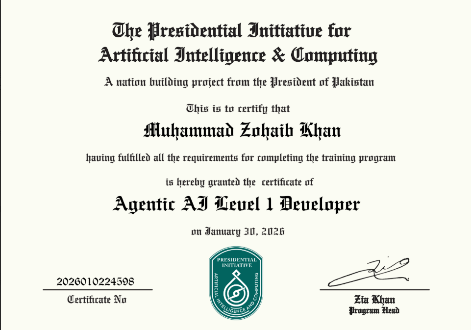 Agentic AI Level 1 Developer